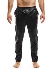Modus Vivendi Leather Pants Carrot Fit Joggers Faux - Look Black 20563 B792