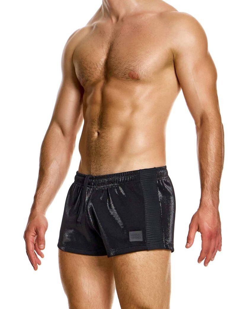 Modus Vivendi Liquid Effect 80'S Short Retro Slim Fit Shiny Black 21362 B991