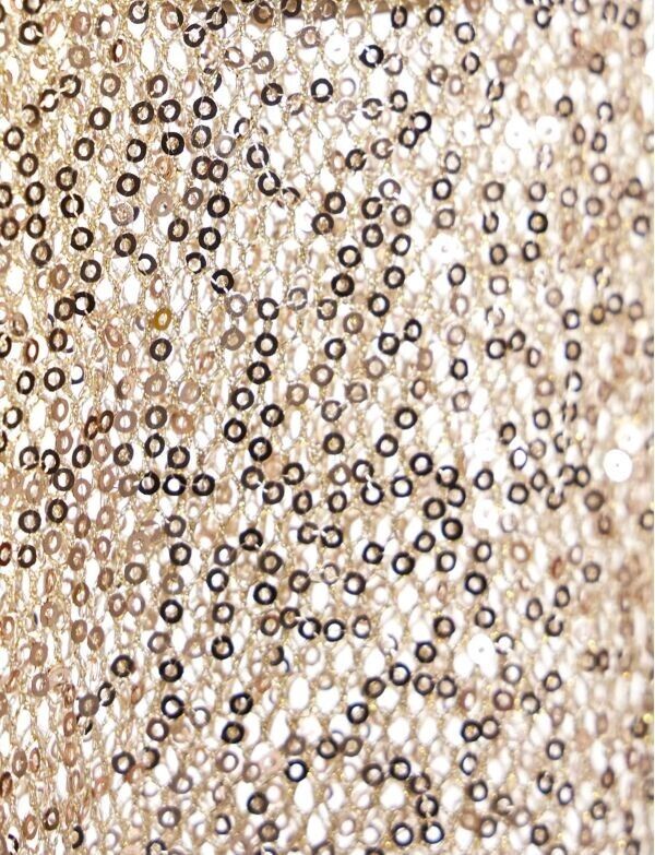 MODUS VIVENDI Low - Cut Brief Harem Bikini Style Shiny Gold Sequins 194134