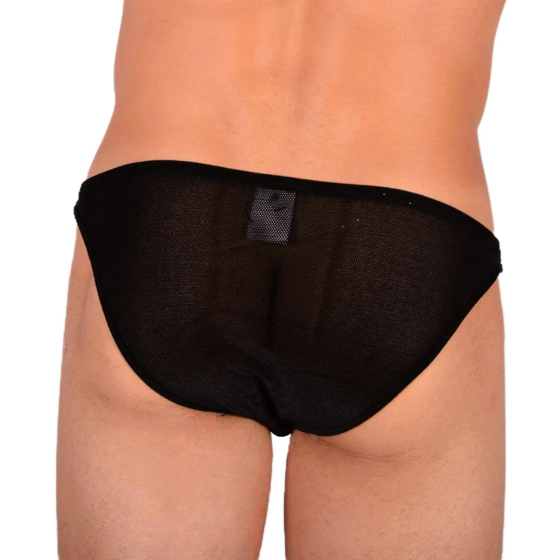Modus Vivendi Low - Cut Brief V.Fluid Elegant Briefs Black Feel Velvet 10112 95