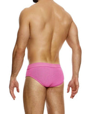 Modus Vivendi Plain Knit Classic Brief Stretch Knitted Fabric Pink 09413 B903