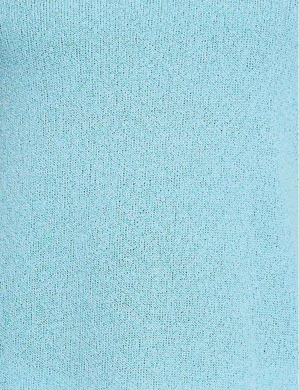 Modus Vivendi Plain Knit Tank Top Sleeveless Knitted in Light Blue 09431 B1004