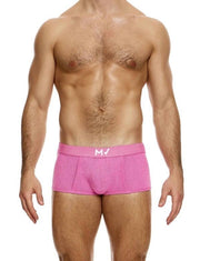 Modus Vivendi Plain Knitted Boxer Retro Style Trunks Pink 09421 B902