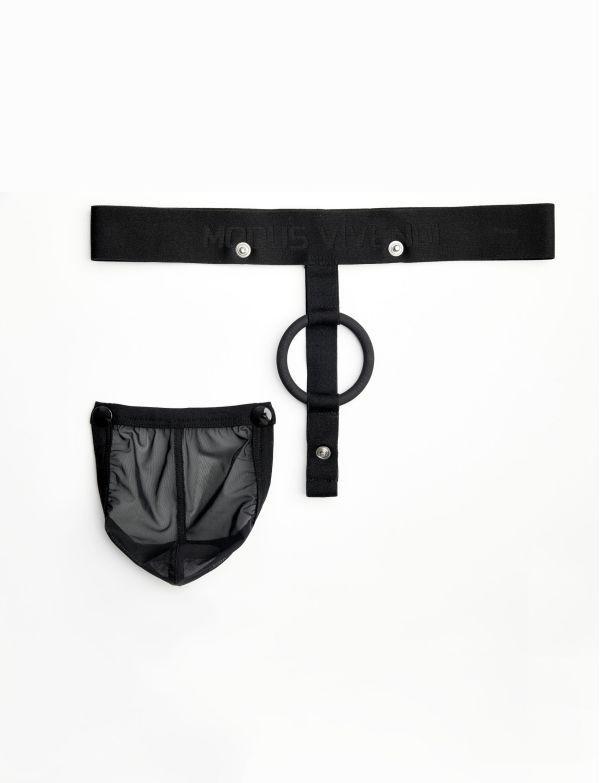 Modus Vivendi Pleasure Thong With Inside Ring Roomy Pouch Orange 22222a 262