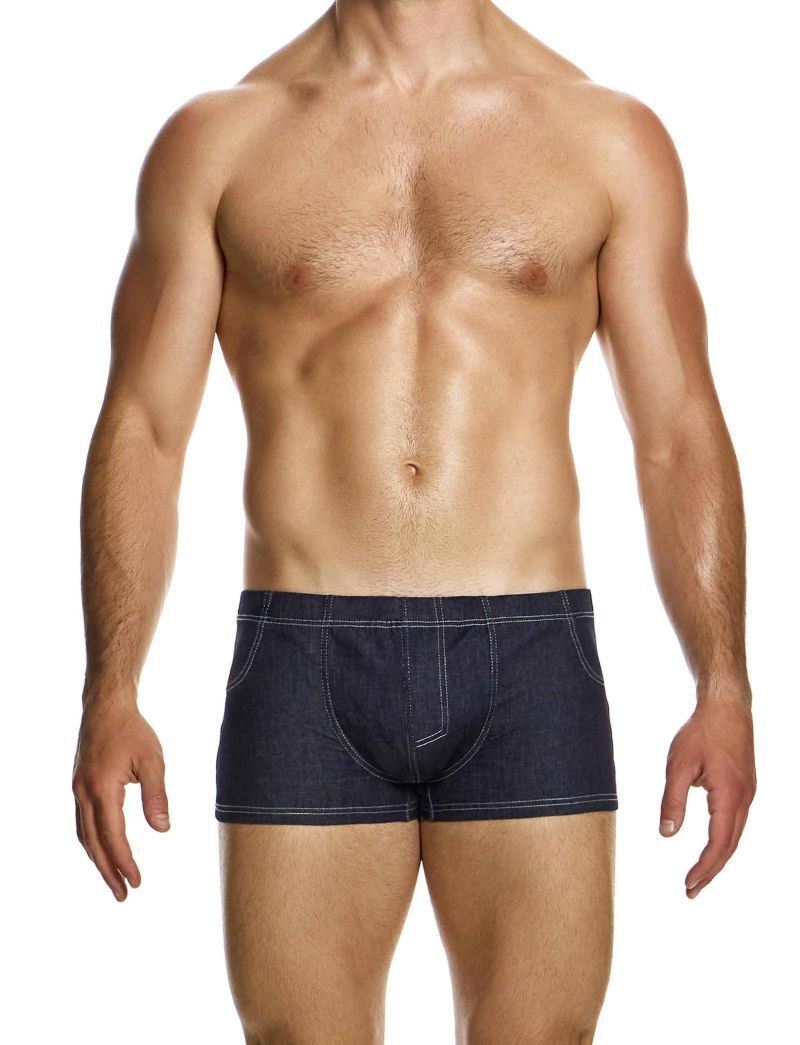 Modus Vivendi Raw Denim Boxer Trunk Polished Lavish Blue 11421 463