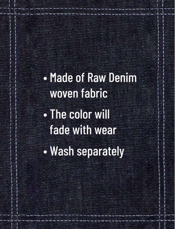 Modus Vivendi Raw Denim Jockstrap Two Nickel Snap Buttons Blue Jock 11411 1835