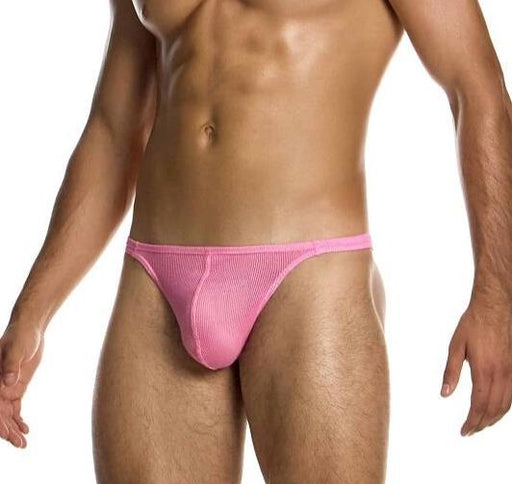 Modus Vivendi Retro Thong Semi - Transparent T - String Micro Fishnet Pink 05511 1941