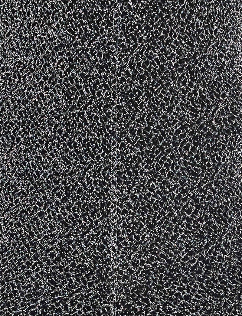 Modus Vivendi Shirts Crackled Crop Roll Neck Grey Metallic Yarns 253514