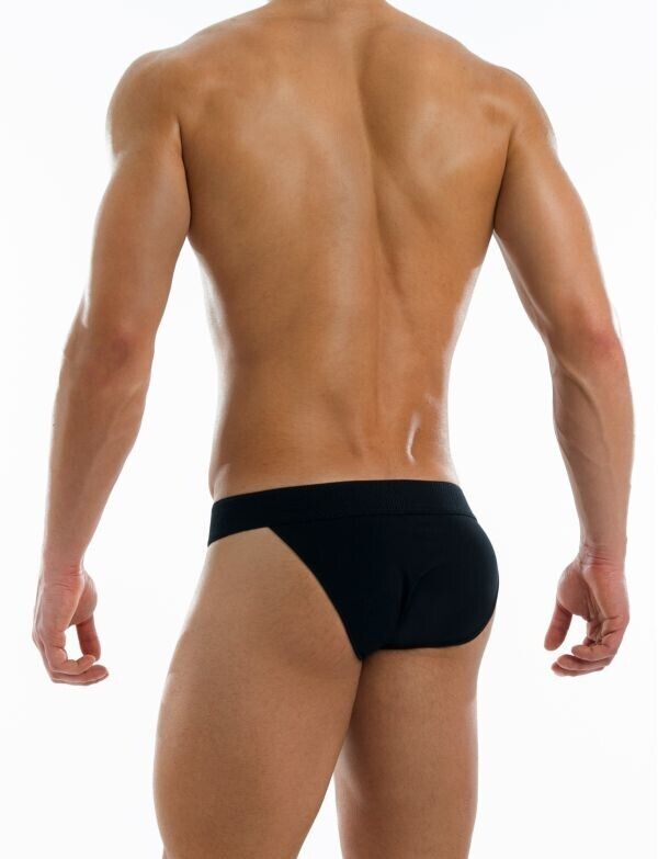 MODUS VIVENDI Sumo Brief or T - String Functional Press - Stud Buttons Black 150123
