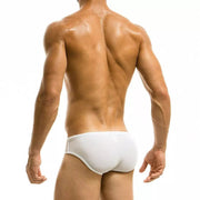 MODUS VIVENDI Swim Briefs Velvet Look Drawstring Optic White S1714 1503