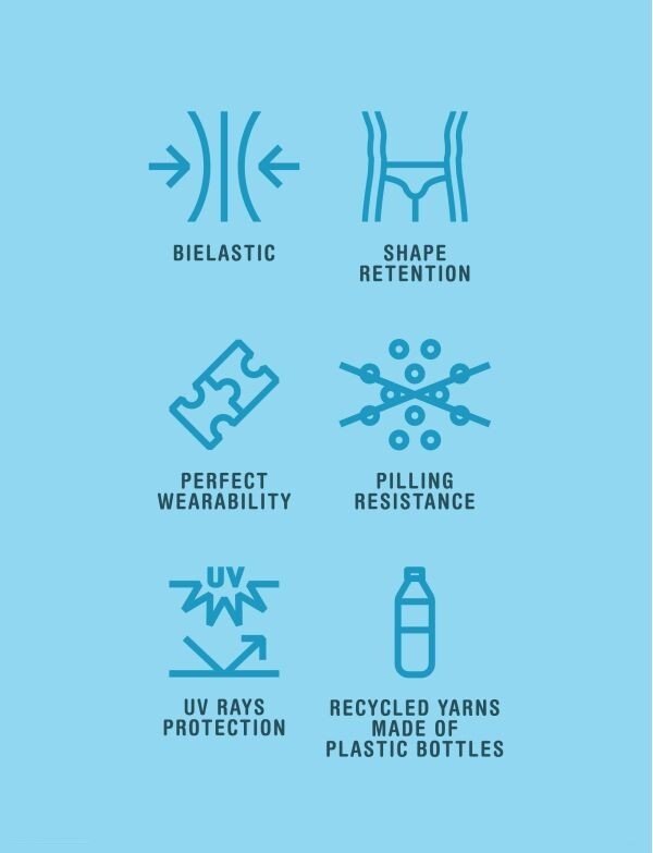 Modus Vivendi Swim - Shorts Origami Internal Drawstrings Swimwear White FS2431 B445