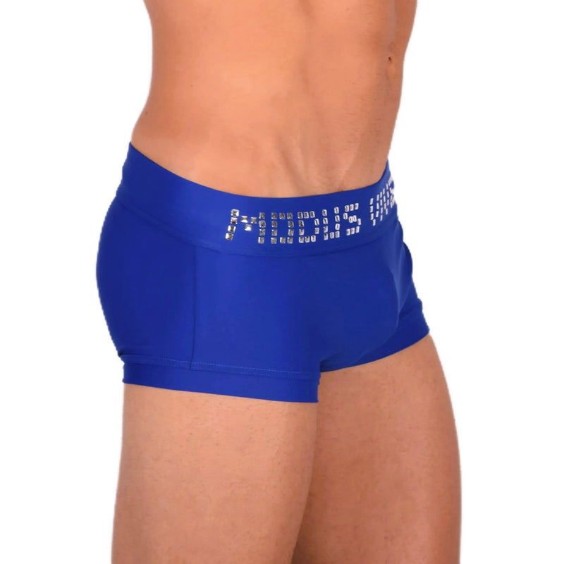 Modus Vivendi Swimwear Metallic Brand Brazil Swim - Trunk Blue BS1821 228