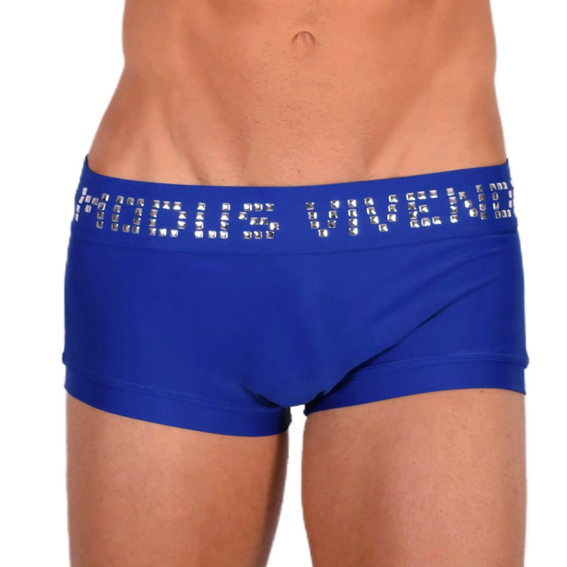 Modus Vivendi Swimwear Metallic Brand Brazil Swim - Trunk Blue BS1821 225