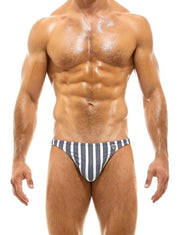Modus Vivendi Swimwear Monochrome Moon Low Cut Swim Brief Stripped DS2111 B653