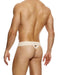 MODUS VIVENDI T - String Striped Crochet Thong Back V - Shape in Natural 074113