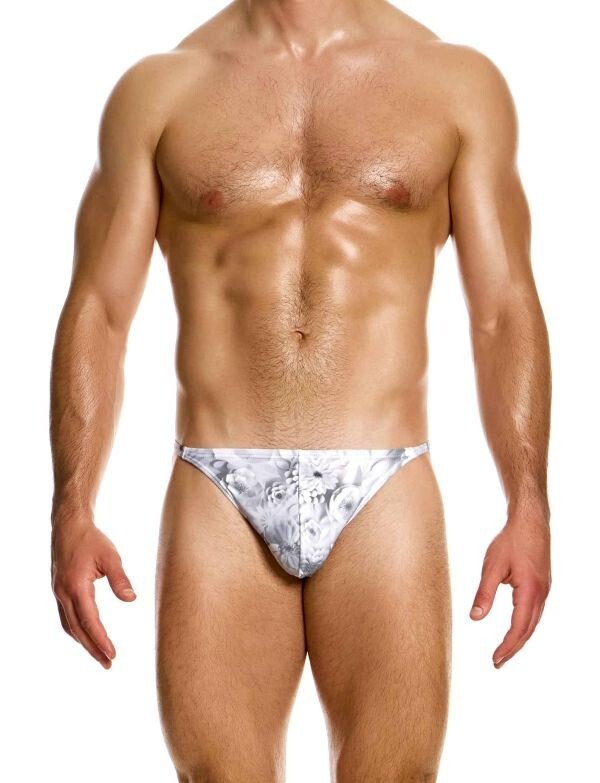 Modus Vivendi T - String Swimwear Roomy Pouch Origami Swim Thongs White FS2411 B442