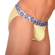 Modus Vivendi Tanga Animal Mens Tangas Pour Hommes Yellow 06812 47