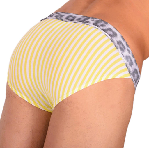 Modus Vivendi Tanga Animal Mens Tangas Pour Hommes Yellow 06812 42