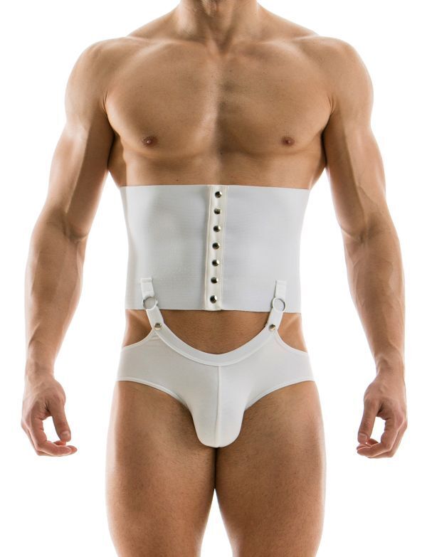 MODUS VIVENDI Transformer Briefs Cotton Extra Wide Bands White Brief 16211 B863