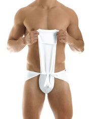 MODUS VIVENDI Twin Langot Brief Wrestling Sumo White 04413 B932