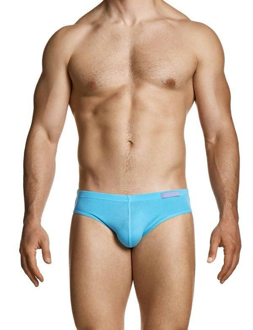 MODUS VIVENDI Upcycled Cotton Briefs Classic Retro Style Brief Blue 22413 - 1 1042