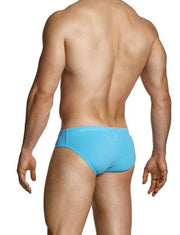 MODUS VIVENDI Upcycled Cotton Briefs Classic Retro Style Brief Blue 22413 - 1 1043