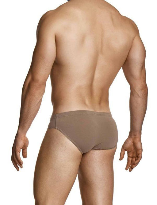 MODUS VIVENDI Upcycled Cotton Briefs Classic Retro Style Brief Brown 22413 - 1 1042