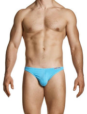 MODUS VIVENDI Upcycled Cotton Thong String - Style Knit Thongs in Blue 22411 - 1 1041