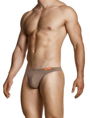 MODUS VIVENDI Upcycled Cotton Thong String - Style Knit Thongs in Brown 22411 - 12
