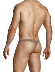 MODUS VIVENDI Upcycled Cotton Thong String - Style Knit Thongs in Brown 22411 - 13
