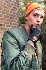 MR. Riegillio Leather Racing Gloves Lightweight Resilient Sheep Leathers Black3