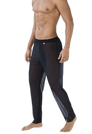 PIKANTE Sleepwear You Mesh Pants Soft See - Through Ankle Length Black 0490 41