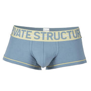 PRIVATE STRUCTURE Boxer Trunk MO - Lite Cotton Ash Blue/Butter 4103 1074