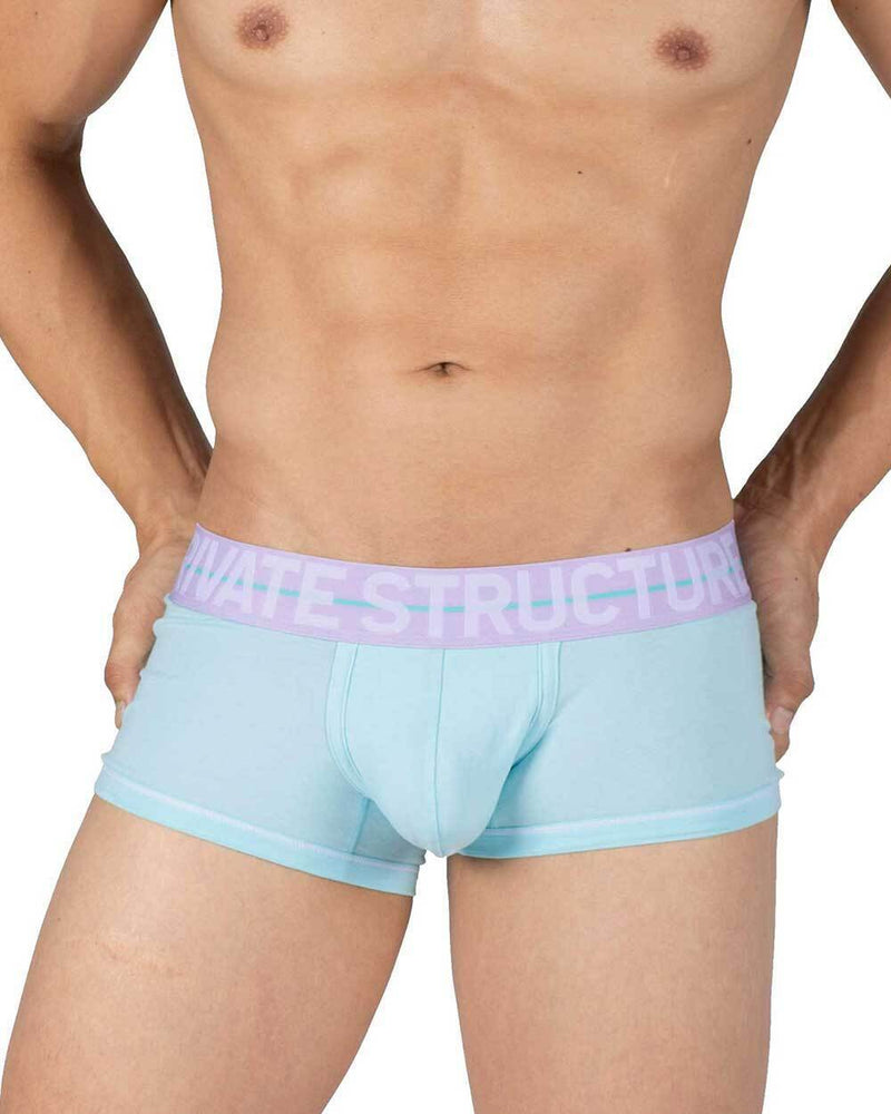 PRIVATE STRUCTURE Boxer Trunk MO-Lite Cotton Jade Green Lilac 4103