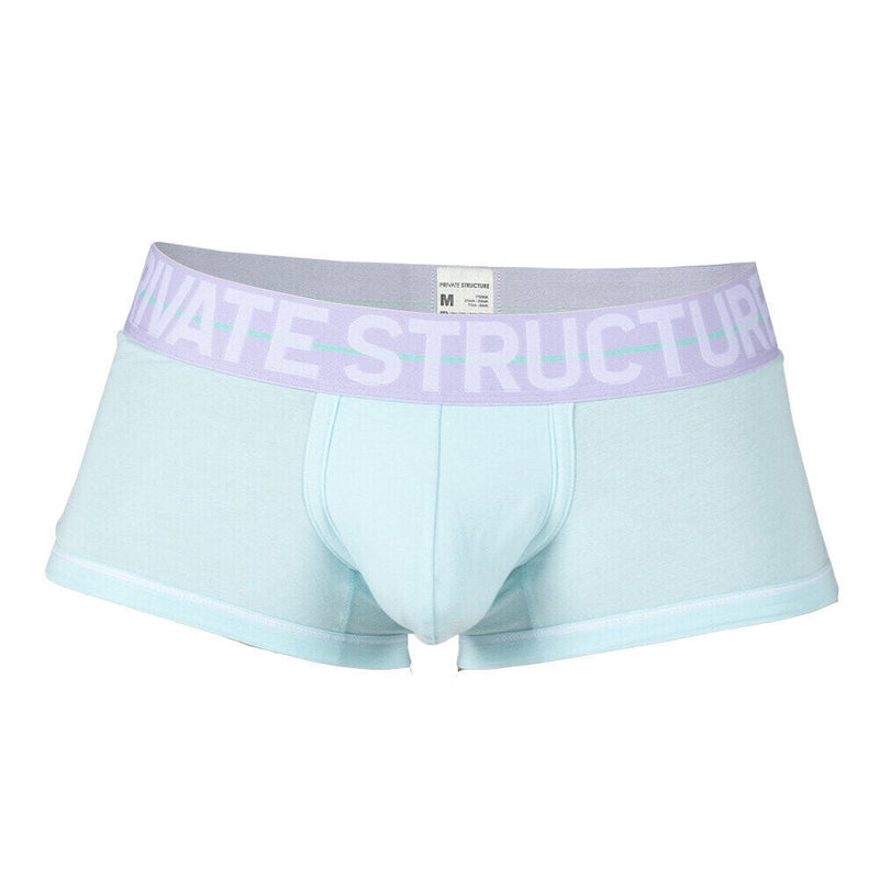 PRIVATE STRUCTURE Boxer Trunk MO-Lite Cotton Jade Green Lilac 4103