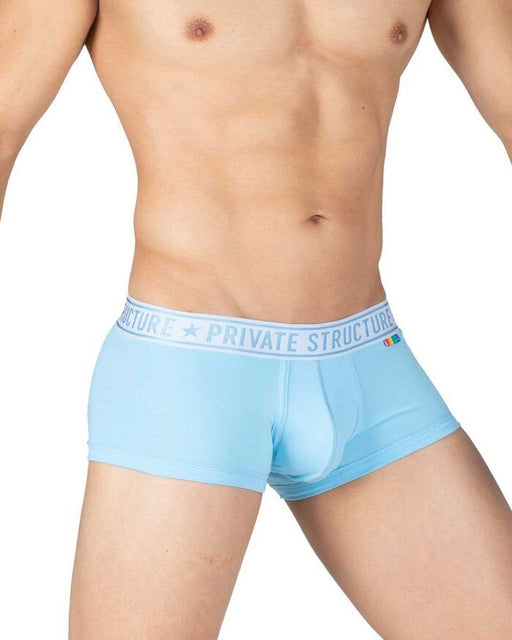 PRIVATE STRUCTURE Boxer Trunks 3D Contour Pouch PRD Dream Atlantic Blue 4386a11