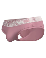 PRIVATE STRUCTURE Brief Viscose Bamboo Mini Briefs Mid - Waist Smoke Red 4378 552