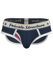 PRIVATE STRUCTURE Briefs Classic Mid - Waist Mini Brief Vintage Navy 4529 556