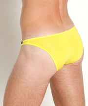 Private Structure Briefs Desire Glaze Soft Nylon Tanga Brief Yellow 4026 62