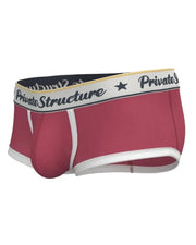 PRIVATE STRUCTURE Classic Boxer Mid - Waist Trunk in Rounge Red 4530 1134