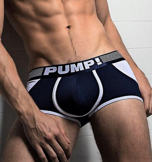 PUMP! Backless Boxer Micro - Mesh Navy Access Trunk 15031 131
