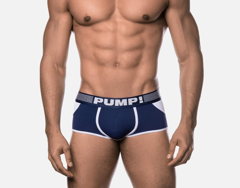 PUMP! Backless Boxer Micro - Mesh Navy Access Trunk 15031 136