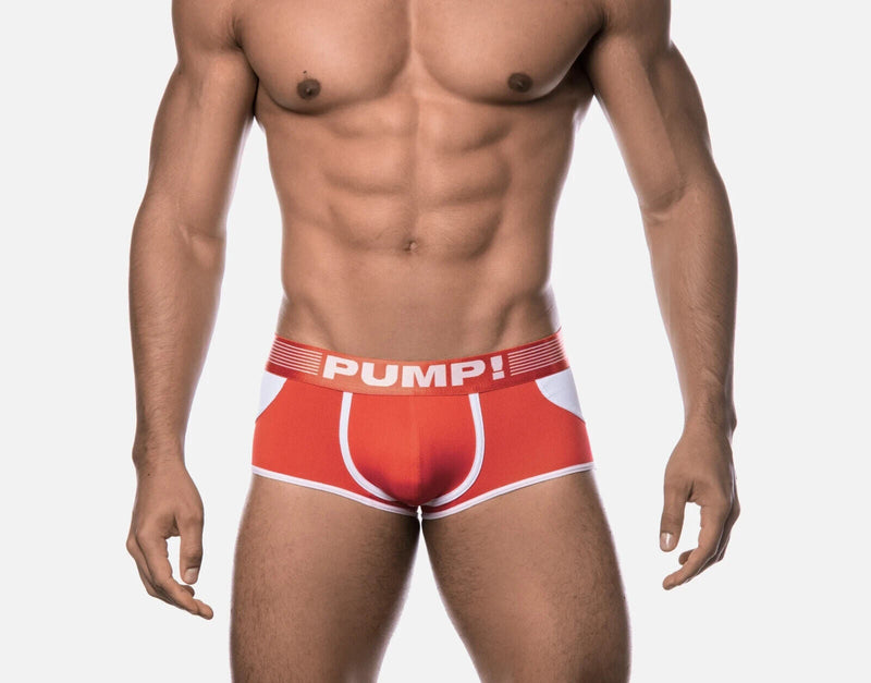 PUMP! Backless Boxer Red Micro - Mesh Red Access Trunk 15030 135