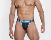 PUMP! Low - Rise Thong BOOST Deep Green Micro - Mesh Thongs 170011