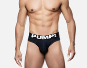 PUMP! Low Rise Thongs Classic Brief - Style Total Black G - String 17014 374