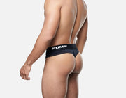 PUMP! Low Rise Thongs Classic Brief - Style Total Black G - String 17014 375