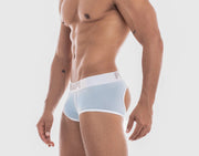 PUMP! Milkshake Access Trunk Cotton Elastic Open Back Soft Blueberry 15072