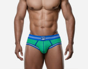 PUMP! Round2 Backless Trunk Ribbed Cotton Versatile Jock Green 15087 17
