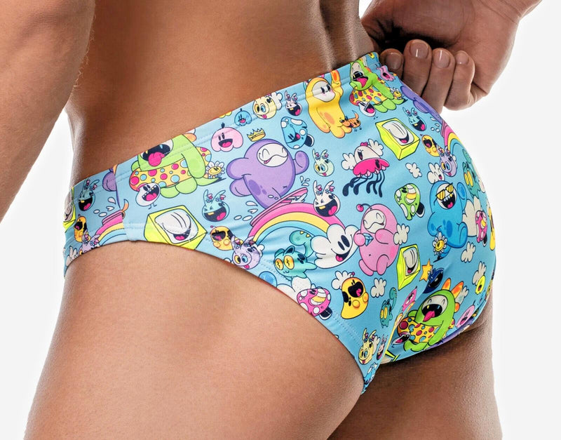 PUMP! Swimwear Funtopia Water Cheeky UPF 50+ Swim Briefs Eco Fabric 13020 112