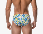 PUMP! Swimwear Limoncello Water Cheeky UPF 50+ Swim Briefs Eco Fabric 13021 73